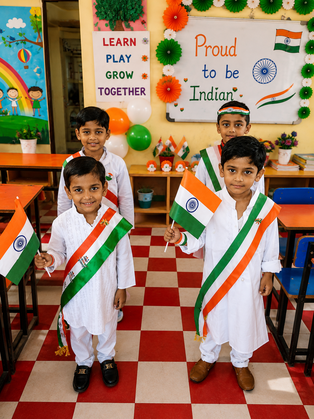 Independence Day celebration at Elina Kindergarten