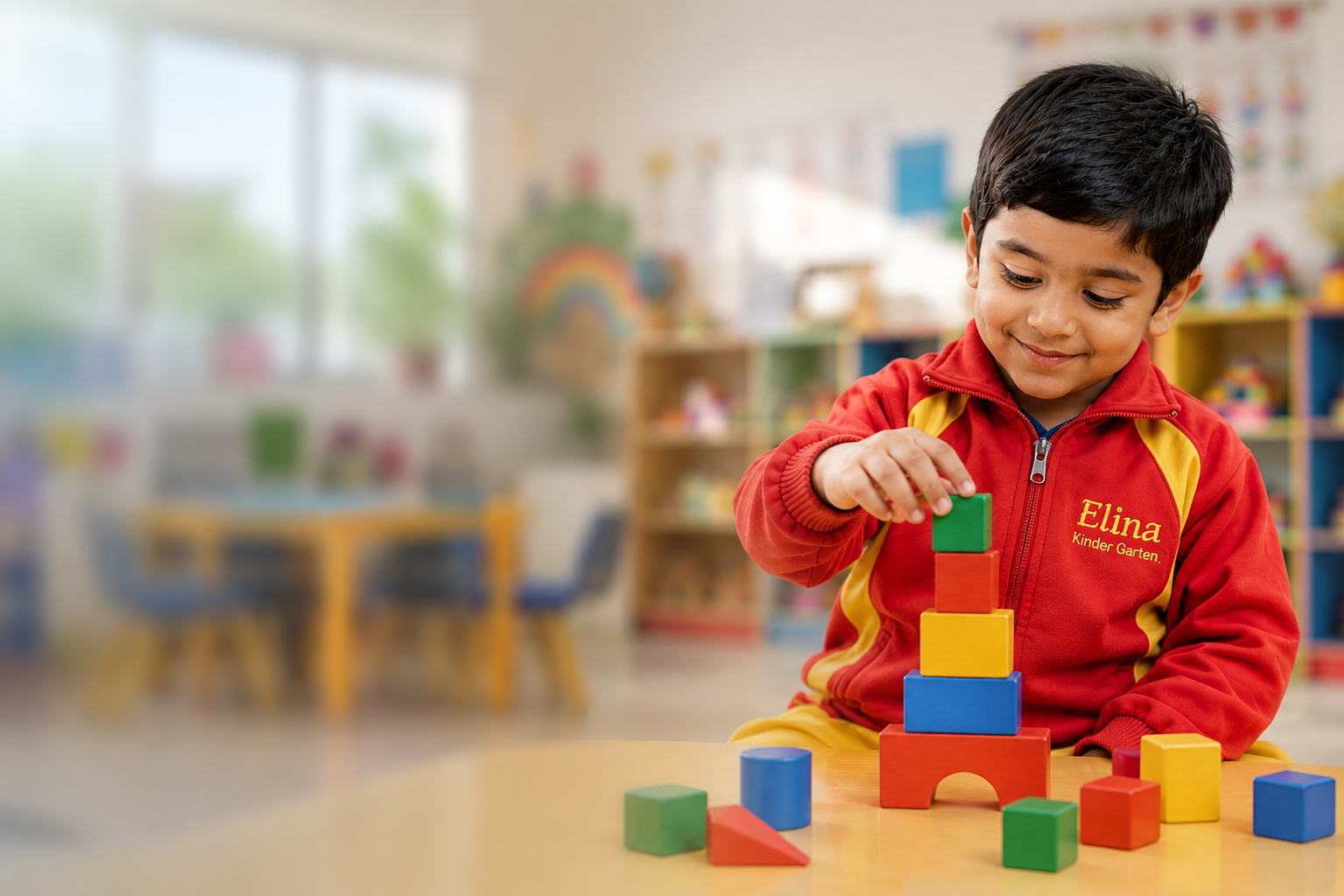 Children learning at Elina Kinder Garten